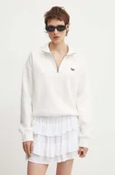 Bluzy damskie - Superdry bluza damska kolor biały gładka W2011871B-71D - miniaturka - grafika 1