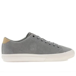 Buty Tommy Hilfiger Hi Vulc Street Low Suede FM0FM04590-PRT - szare - Buty sportowe męskie - miniaturka - grafika 5