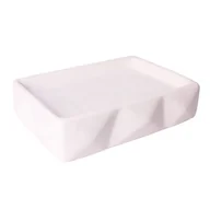 Mydelniczki i dozowniki mydła - Mydelniczka ORIGAMI 13,5 x 10 x 3 cm kremowy - miniaturka - grafika 1