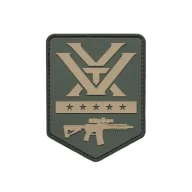 Odzież taktyczna i umundurowanie - Naszywka Vortex Badge Patch szara - miniaturka - grafika 1