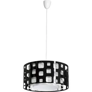 Nowodvorski Lampa wisząca zwis Mallow 1x60W E27 czarna 5223 - Lampy sufitowe - miniaturka - grafika 1