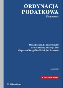 Ordynacja podatkowa. Komentarz - Prawo - miniaturka - grafika 1