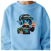 Bluzy dla dziewczynek - BLUZA DZIECIĘCA ROBLOX GRACZ DLA CHŁOPCA DZIEWCZYNKI 110-116 - miniaturka - grafika 1