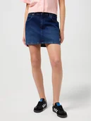 Spódnice - Spódnica trapezowa damska jeansowa Wrangler 112351749 S Niebieska (5401019942162). Spódnice damskie - miniaturka - grafika 1