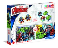 Puzzle - Clementoni Superkit puzzle 2x30 + memo + domino Avengers - miniaturka - grafika 1