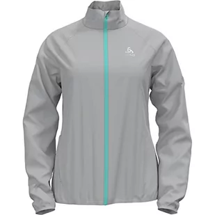 Odlo Damska kurtka do biegania ZEROWEIGHT, odlo silver grey - polynya - Kurtki damskie - miniaturka - grafika 1