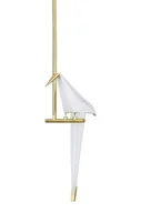 Lampy sufitowe - KingHome Lampa wisząca LORO 1 złota - LED MD8113-1 - miniaturka - grafika 1