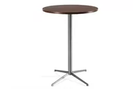 Stoły - Stół okrągły Venchy - Stelaż i Blat - 110x80 cm - YZ-17 Walnut - miniaturka - grafika 1