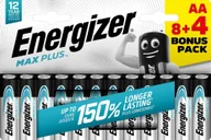 Baterie i akcesoria - Energizer Energizer LR6/12 Max Plus AA 8+4 zdarma - miniaturka - grafika 1