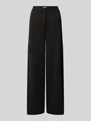 Spodnie damskie - Spodnie materiałowe o kroju baggy fit z kieszeniami cargo model ‘IMONSE’ - miniaturka - grafika 1