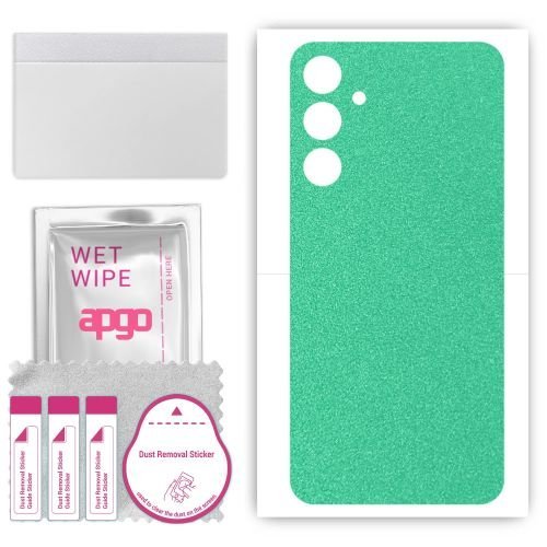 folia naklejka skórka strukturalna na TYŁ do Samsung Galaxy A25 - Seledynowy Pastel Matowy - apgo SKINS