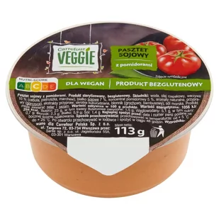 Carrefour Veggie Pasztet sojowy z pomidorami 113 g - Zdrowa żywność - miniaturka - grafika 1