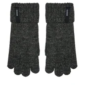 Rękawiczki - Rękawiczki Męskie Guess AM9333 POL02 Szary - miniaturka - grafika 1