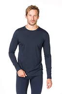 Koszulki męskie - super.natural super. Natural męska M Base 175 Merino Longsleeve, niebieski, s SNM003884 - miniaturka - grafika 1