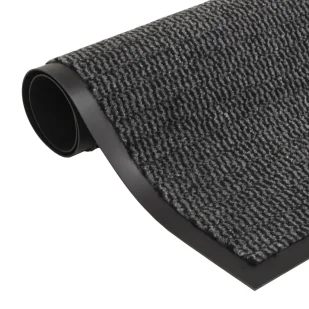 Antracytowa prostokątna wycieraczka przed drzwi 80 x 120 cm N5-N87 - Wycieraczki - miniaturka - grafika 1