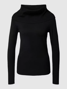 Sweter z dzianiny z golfem model ‘Dollie’ - Swetry damskie - miniaturka - grafika 1