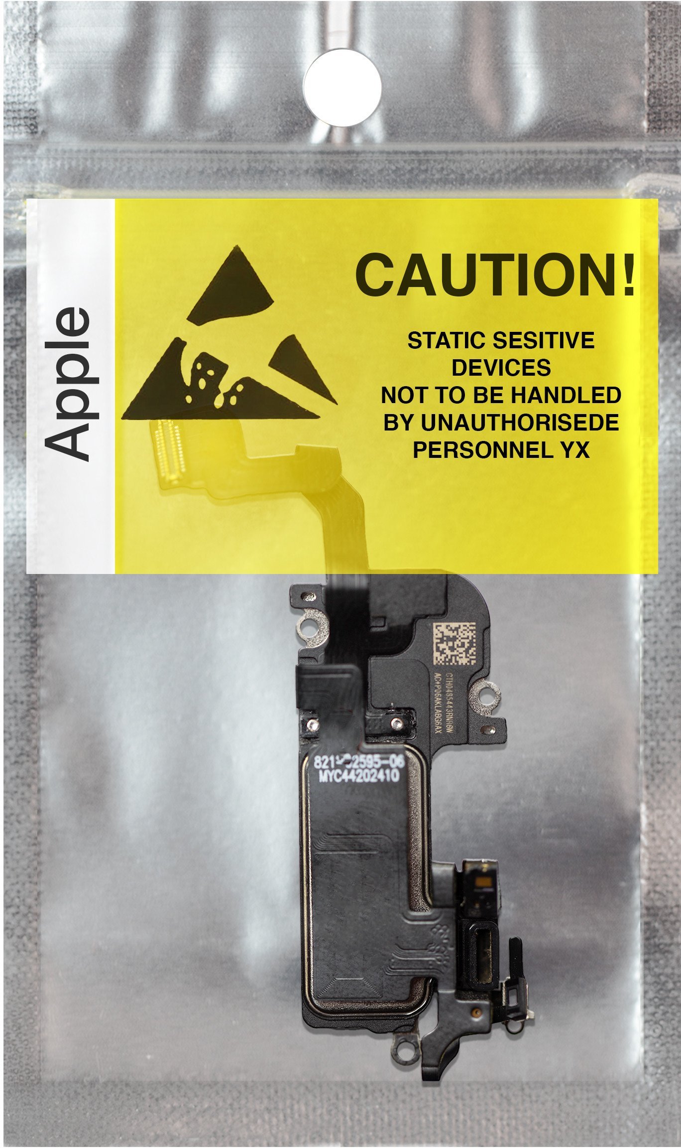 Głośnik Rozmów do iPhone 12 Pro Max Górny Czujniki Oryginał Zila A2411 5904858385478