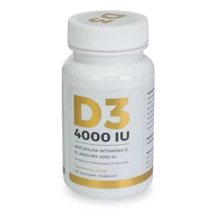 VISANTO Visanto Witamina D3 Z Lanoliny 4000Iu 60 Kaps UT200 - Suplementy naturalne - miniaturka - grafika 1