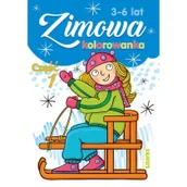Kolorowanki, wyklejanki - Zimowa kolorowanka cz.1 - miniaturka - grafika 1