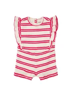 Pajacyki dla niemowląt - Noppies Rampers "Mogul" w kolorze kremowym - miniaturka - grafika 1