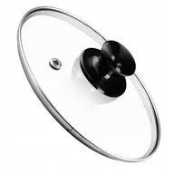 Pokrywki - Pokrywa żaroodporna z czarnym uchwytem Caserta 18 cm - miniaturka - grafika 1