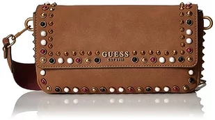 Guess, RADAR Kobieta, COGNAC, Koniak - Torebki damskie - miniaturka - grafika 1