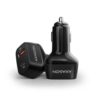 PWC-PQ38 Ładowarka samochodowa PD & QUICK 38W, 2x port (USB-A + USB-C), PD3.0/QC3.0/AFC/FCP/Apple - Ładowarki samochodowe - miniaturka - grafika 1