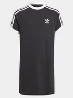 Sukienki i spódniczki dla dziewczynek - adidas Sukienka codzienna adicolor IM3902 Czarny Loose Fit - miniaturka - grafika 1