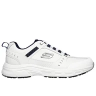 Moda i Uroda OUTLET - Buty Skechers Oak Canyon Redwick 51896WNV - białe - miniaturka - grafika 1