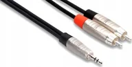 Kable komputerowe i do monitorów - Hosa - Kabel PRO TRS 3.5mm - 2 x RCA 1.8m - miniaturka - grafika 1