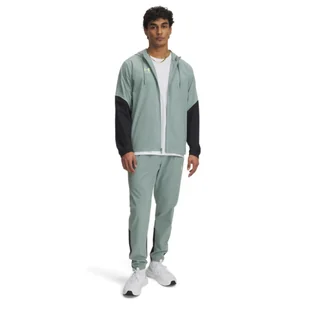 Męski dres komplet treningowy Under Armour UA M\'s Challenger Pro Tracksuit - zielony - Spodnie męskie - miniaturka - grafika 1
