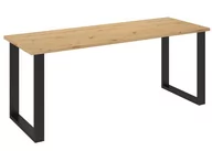 Stoły - Stół do jadalni loftowy Imperial 185x67 Dąb Artisan - miniaturka - grafika 1