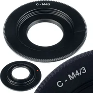 Tulejki, adaptery, redukcje do aparatów - Rosfix ADAPTER C-MOUNT - MICRO 4/3 C M4/3 MOCOWANIE APARATU OLYMPUS DO OBIEKTYWU - miniaturka - grafika 1