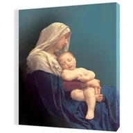 Ikony i obrazy sakralne - Obraz religijny na płótnie Matka Boża i Dzieciątko Jezus - miniaturka - grafika 1