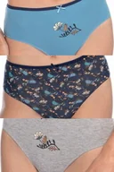 Majtki damskie - Figi LAMA Bikini L-122BI-48 3-pak - miniaturka - grafika 1