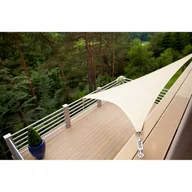 Markizy - DecoTeam, trójkąt, 2 x 3 x 4 m, biały - miniaturka - grafika 1