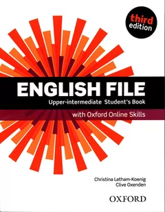 English File 3E Upper-Interm SB + online skills Christina Latham-Koenig Clive Oxenden - Książki do nauki języka angielskiego - miniaturka - grafika 1