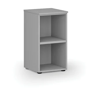 Regał biurowy PRIMO GRAY, 740 x 400 x 420 mm, szary - Regały biurowe - miniaturka - grafika 1