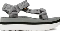 Sandały damskie - Teva Sandały damskie Flatform Universal Mesh Print szare r. 36 - miniaturka - grafika 1