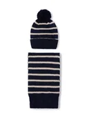 Czapki dla dzieci - Mayoral Zestaw Szalik i Czapka 10070 Granatowy - miniaturka - grafika 1