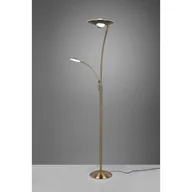 Lampy stojące - Granby lampa podłogowa mosiężna LED ściemnialna 424310204 Trio  - miniaturka - grafika 1