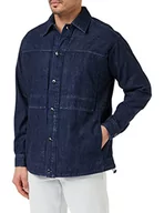 Kurtki męskie - G-STAR RAW Kurtka męska Us Navy Shanorak, Niebieski (Worn in Waterfront D23016-d301-d911), XL - miniaturka - grafika 1