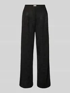 Spodnie damskie - Spodnie materiałowe z kieszeniami z tyłu model ‘KATE’ - miniaturka - grafika 1