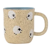 Kubki dla dzieci - Beżowy kamionkowy kubek dla dzieci 170 ml Dolly – Bloomingville Mini - miniaturka - grafika 1
