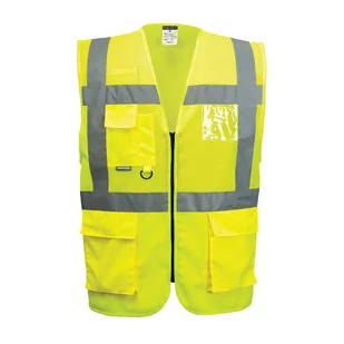 Kamizelka ostrzegawcza siatkowa Żółty 4XL - Odzież robocza - miniaturka - grafika 1