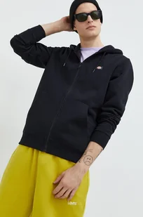 Dickies bluza męska kolor czarny z kapturem gładka - Bluzy męskie - miniaturka - grafika 1