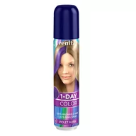 Farby do włosów i szampony koloryzujące - Venita 1-Day, spray koloryzujący do włosów, 10 Fioletowa Aura, 50 ml - miniaturka - grafika 1