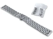 Akcesoria do zegarków - Bransoleta stalowa do zegarka 22 mm Lavvu LS1CS22 srebrna z maskownicami - miniaturka - grafika 1