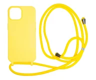 Etui i futerały do telefonów - Mobile Origin Lanyard Case do iPhone 15 yellow - miniaturka - grafika 1