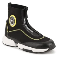 Buty dla chłopców - Sneakersy KARL LAGERFELD Z29067 S Black 09B - miniaturka - grafika 1